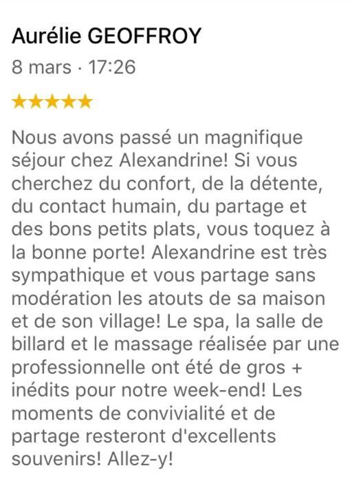 Le Nid D'Alex Spa , Rando Et Table D'Hote Autigny-la-Tour Bagian luar foto